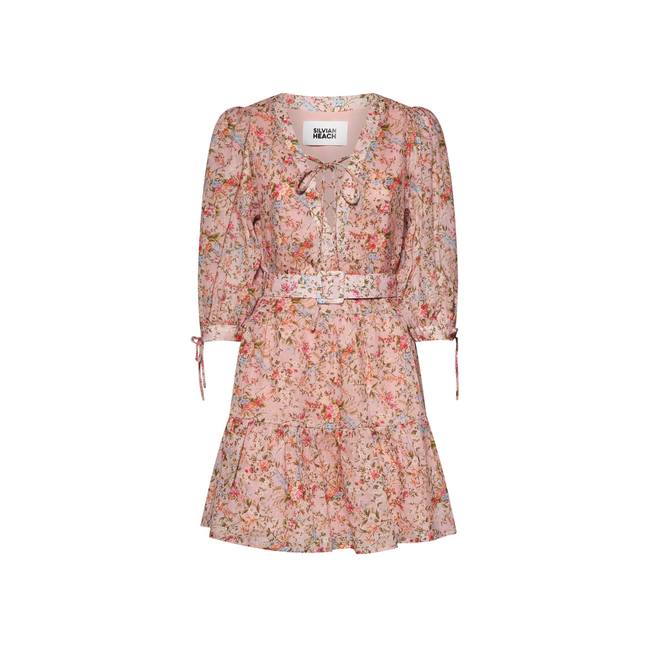 Kardista Short Dress - Flowers