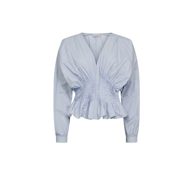 Poplin Blouse - Heather