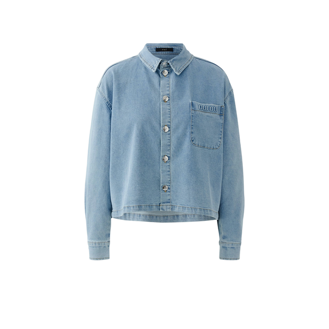 Denim Blouse - Blue Denim