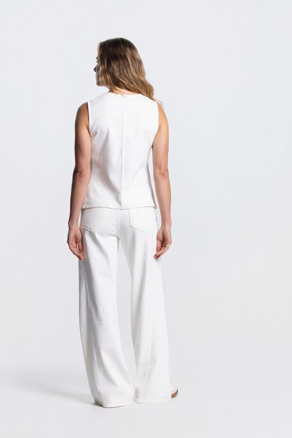 Madou Gilet Denim - Off White