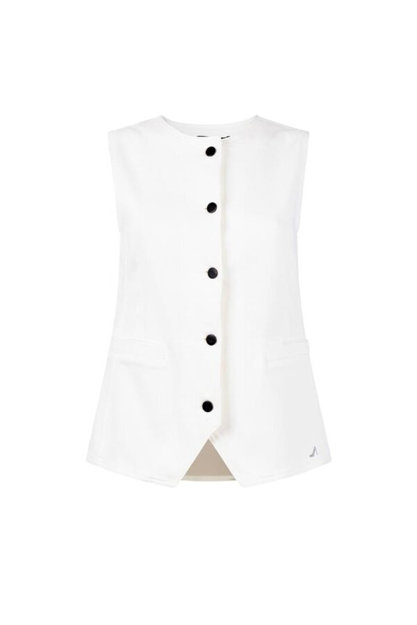 Madou Gilet Denim - Off White