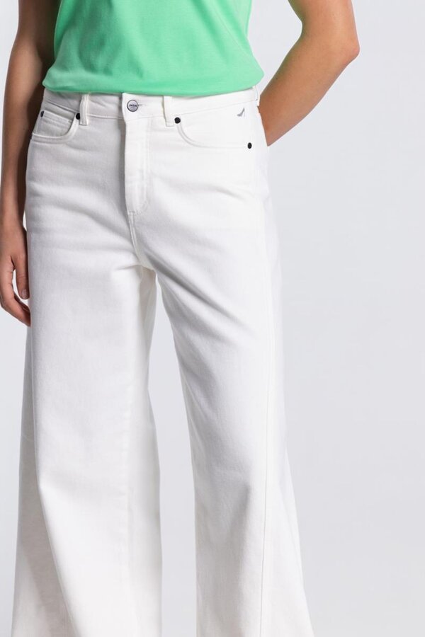 Jone Wide Leg Jeans - Off White