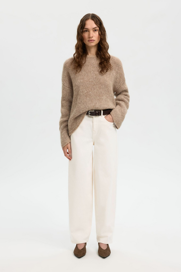 Barrel Ebba HW Jeans - Egret