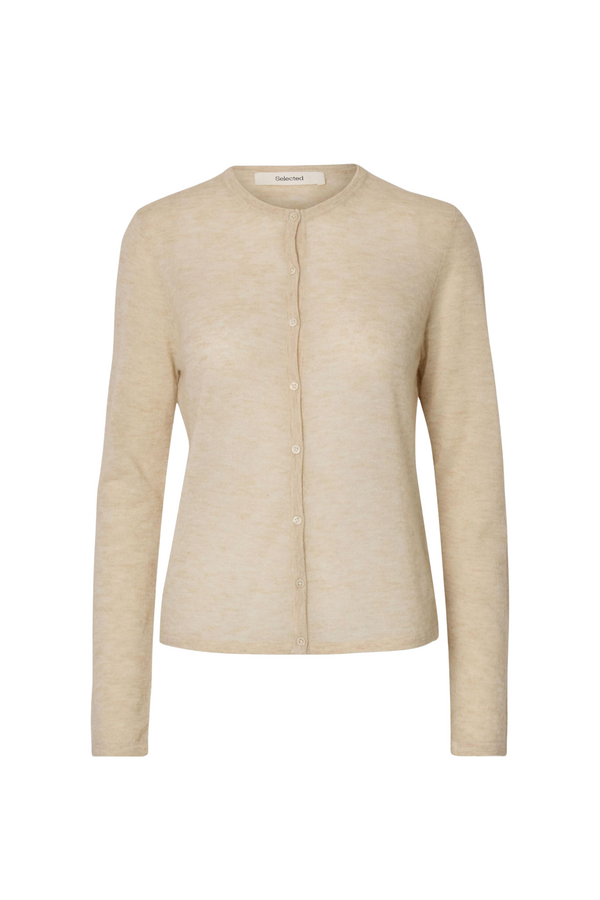 Shirley LS Knit Cardigan - Birch