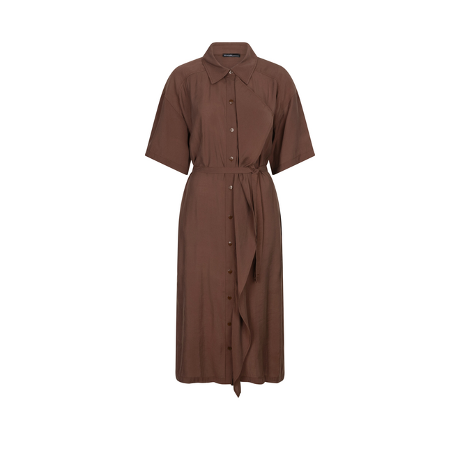 Blouse Jurk - Bruin