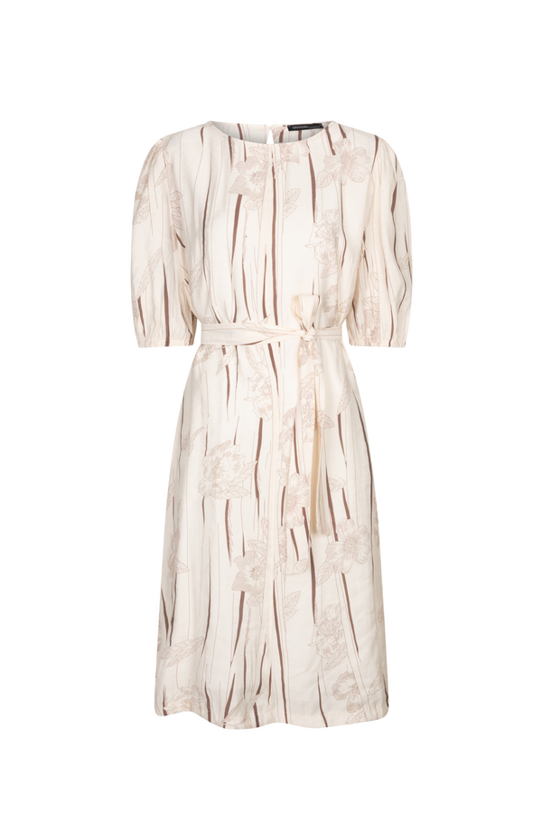 Bloemen Jurk - Créme