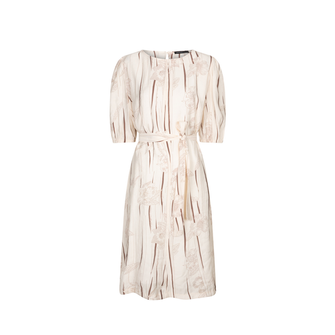 Bloemen Jurk - Créme