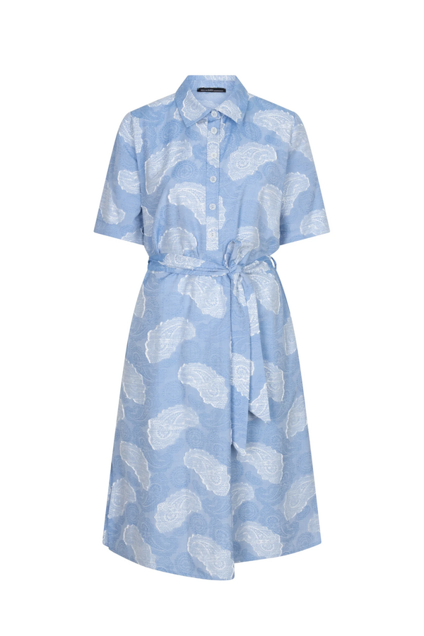 Paisley Print Jurk - Blauw