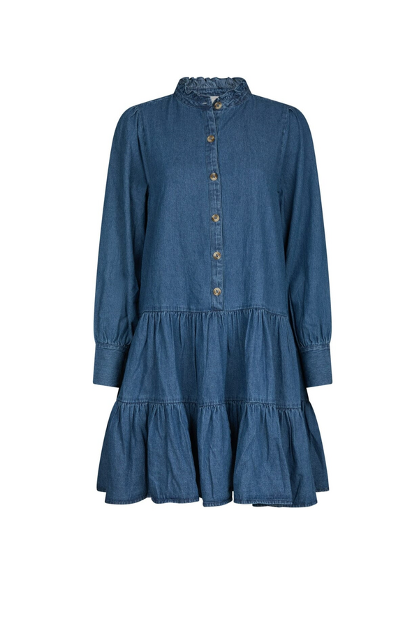 Latifana Denim Dress - Blue