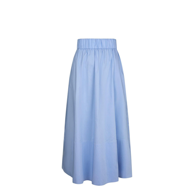 Yara Poplin Skirt - Sky Blue