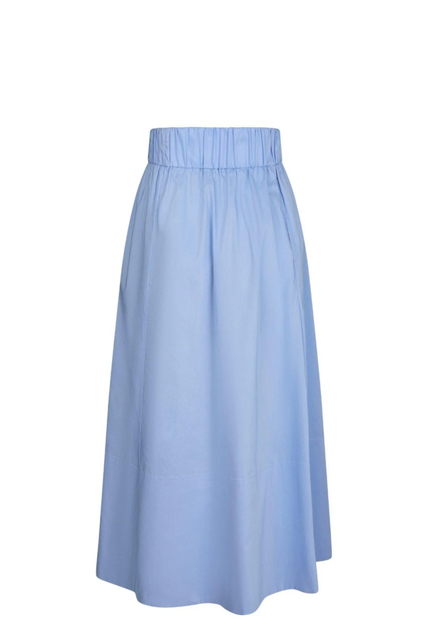 Yara Poplin Skirt - Sky Blue