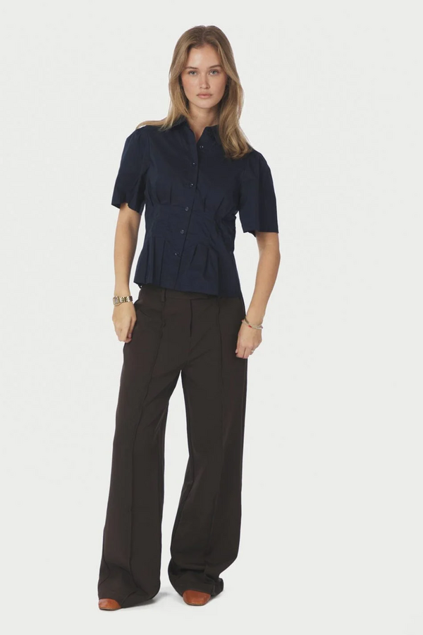 Balara Poplin Shirt - Navy