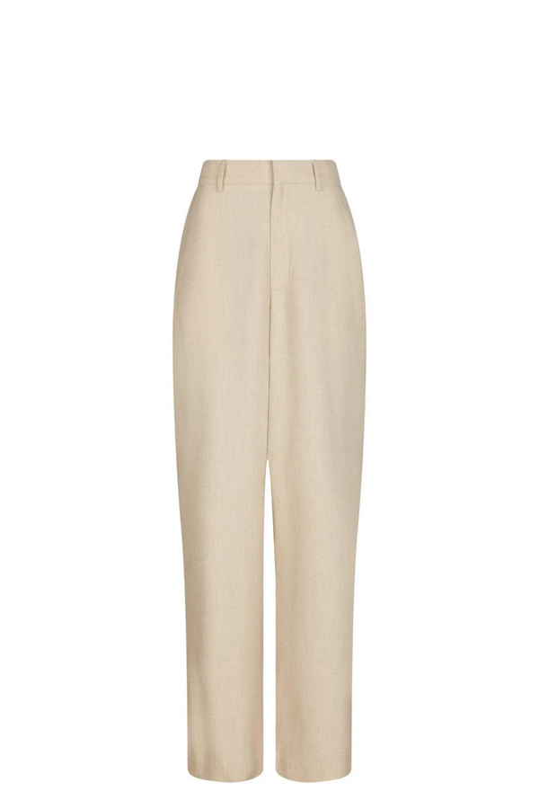Emmett Melange Pants - Beige Melange