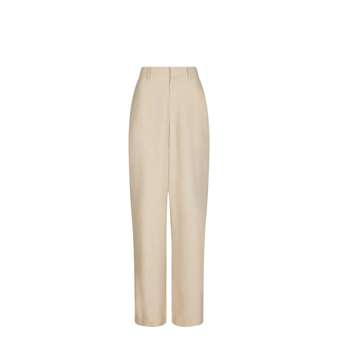 Emmett Melange Pants - Beige Melange