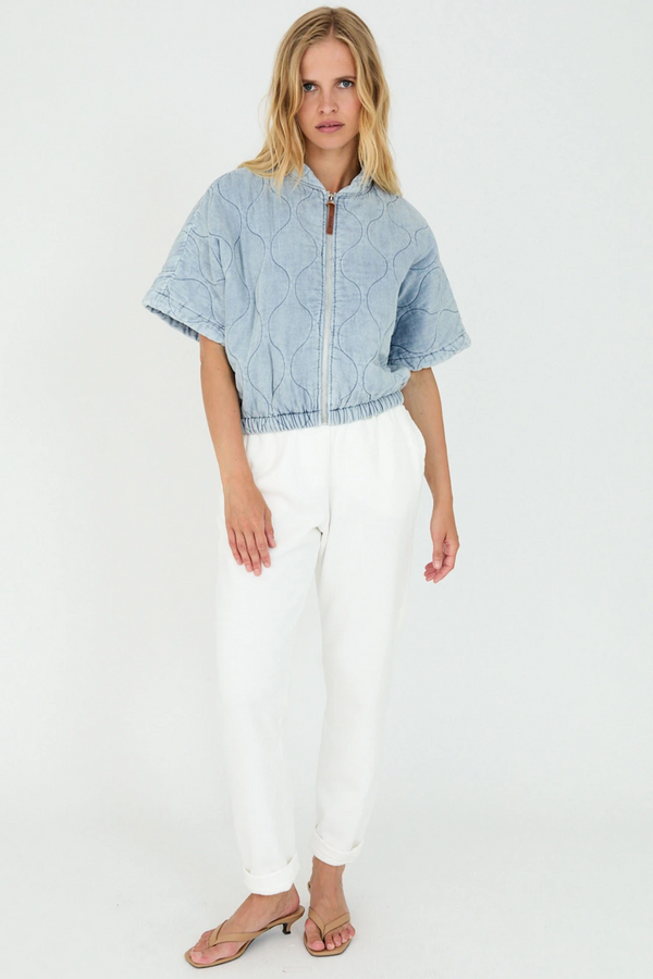 Demmy Bodywarmer Jeans - Light Denim