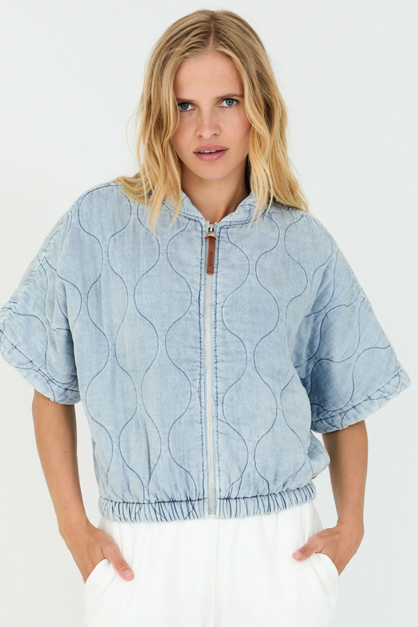 Demmy Bodywarmer Jeans - Light Denim