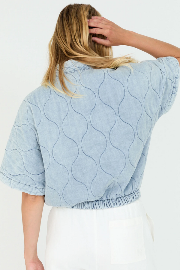 Demmy Bodywarmer Jeans - Light Denim