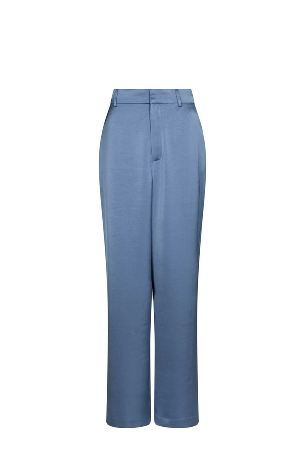 Emmet Heavy Sateen Pants - Smoke Blue
