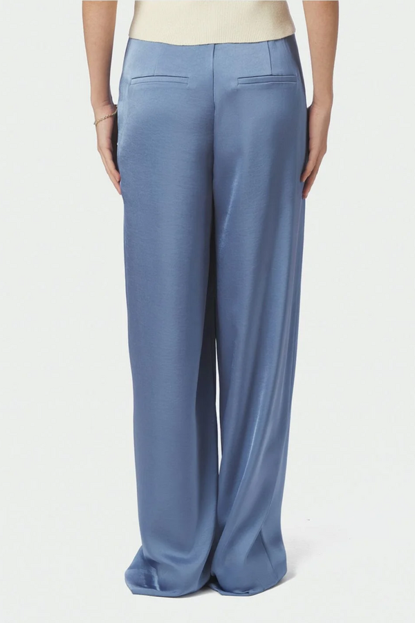 Emmet Heavy Sateen Pants - Smoke Blue
