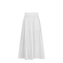 Yara Poplin Skirt - White