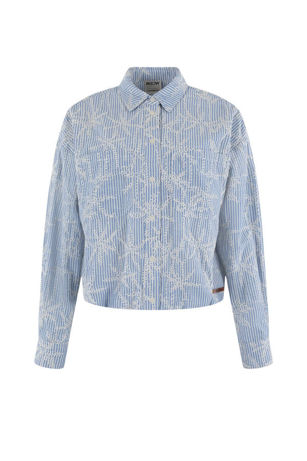 Femila Blouse - Light Denim Stripe