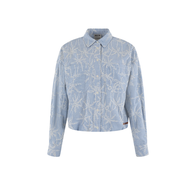 Femila Blouse - Light Denim Stripe