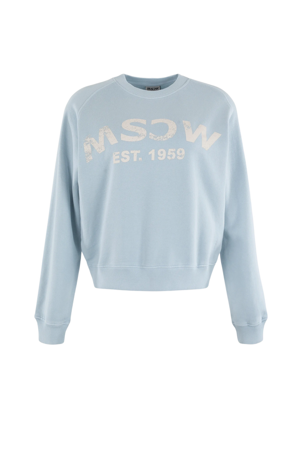 Pepper Sweater - Light Denim Solid