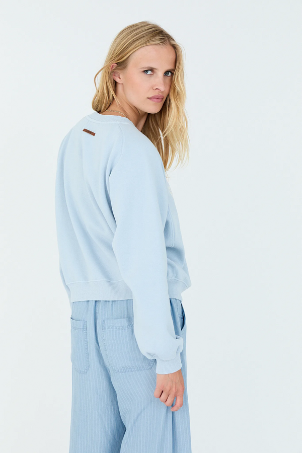 Pepper Sweater - Light Denim Solid