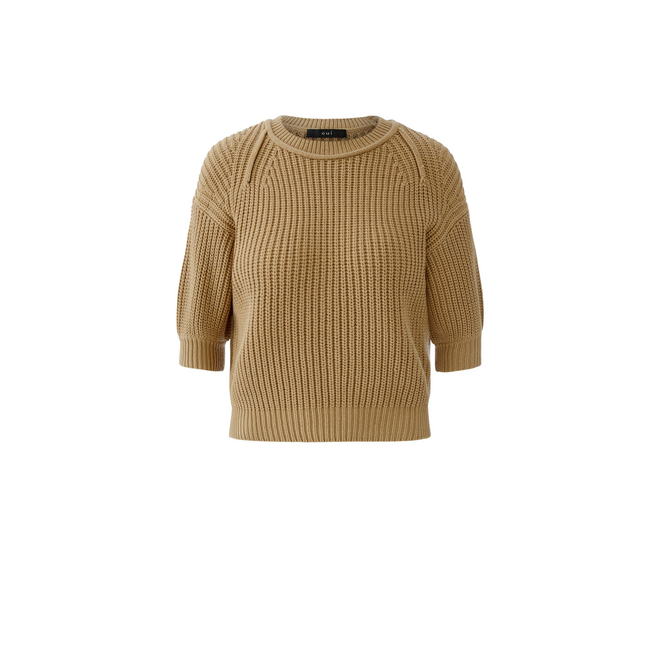Kabel Pullover - Dark Sand