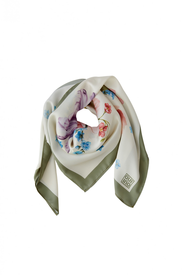 Flower Shawl - Rose Blue