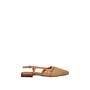 Duna Slingbacks - Cognac Raffia