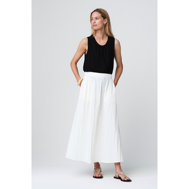Hurana Tafeta Skirt - Off White