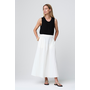 Hurana Tafeta Skirt - Off White