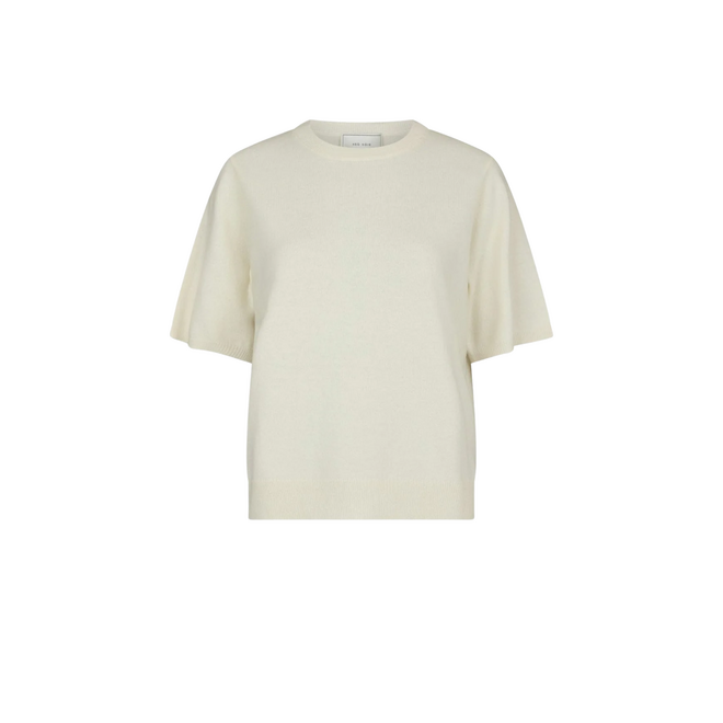 Missy Knit Tee - Creme