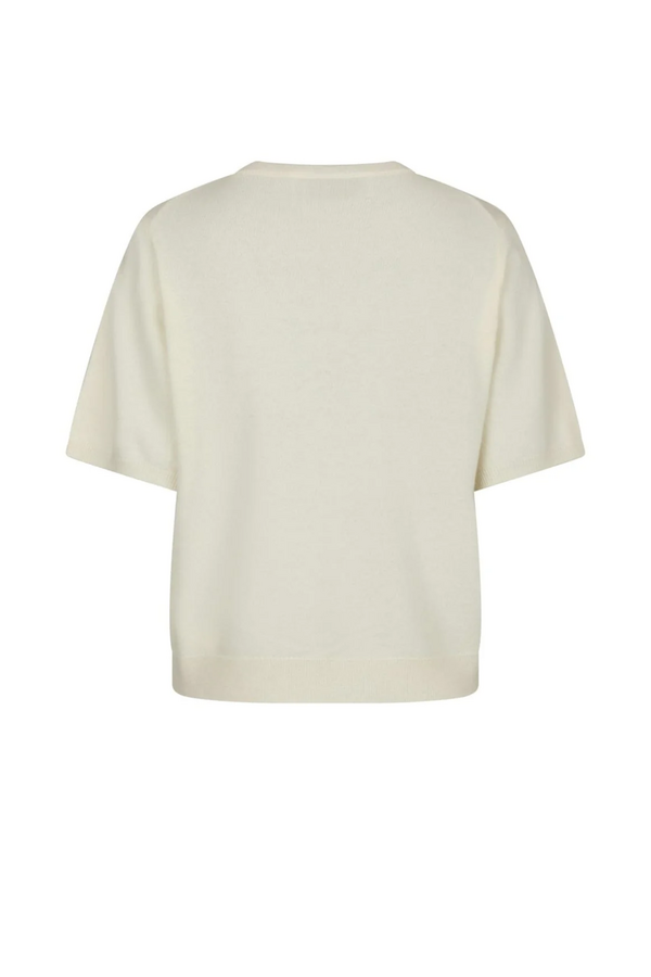 Missy Knit Tee - Creme