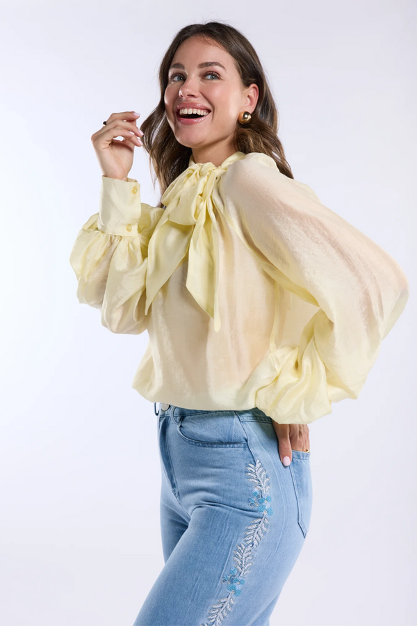 Bambina Blouse - Butter Yellow