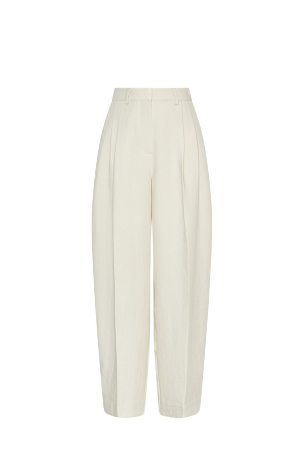 Esteriane HW Pants - Oatmeal Melange