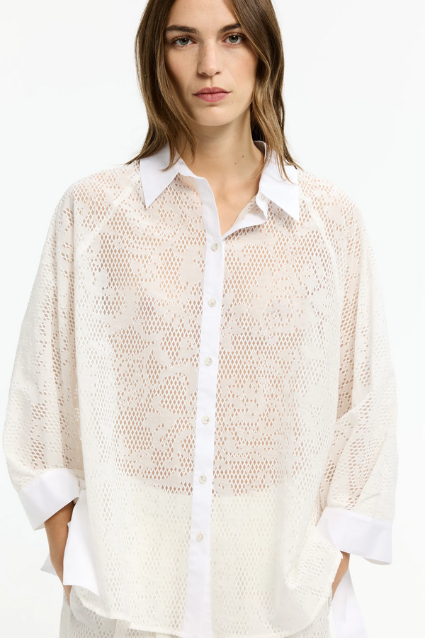 Hirina Blouse - White