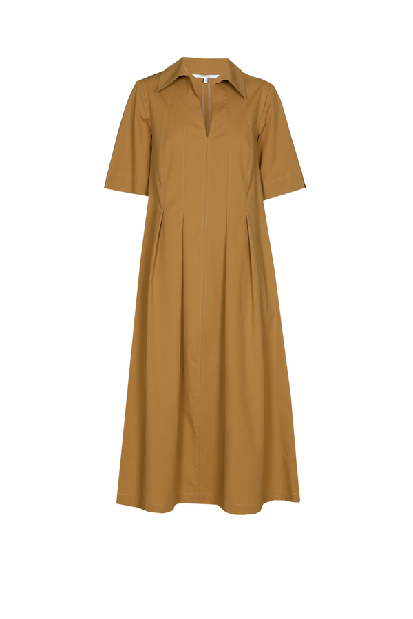 Keyana Dress - Bronze Green