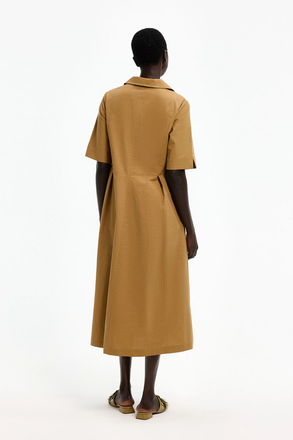 Keyana Dress - Bronze Green