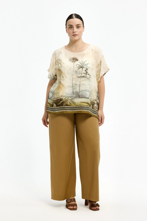 Holo Blouse - Misty Aqua