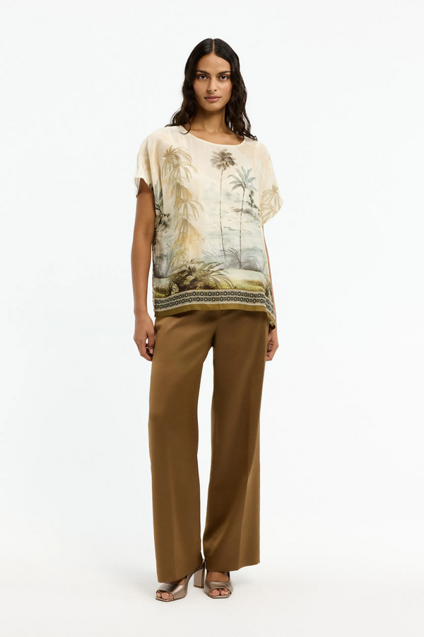 Holo Blouse - Misty Aqua