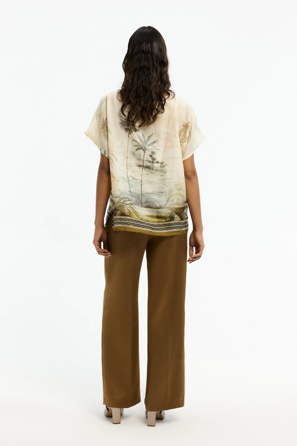 Holo Blouse - Misty Aqua