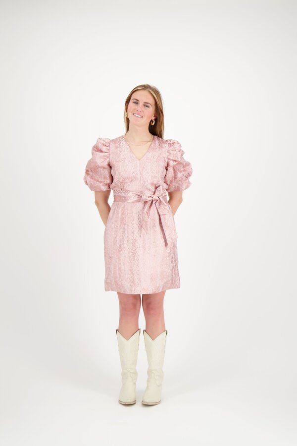 Jaquard Fanstasy Dress - Pink Lemonade