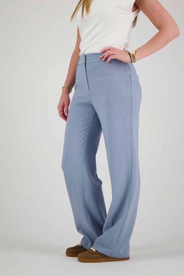 Frita Wide Pants Mel Noos - Dusty Blue