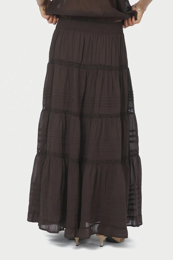 Felicia Viole Skirt - Dark Brown
