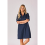Talona Short Dress - Navy