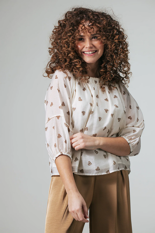 Alicia Blouse - Off White Multi