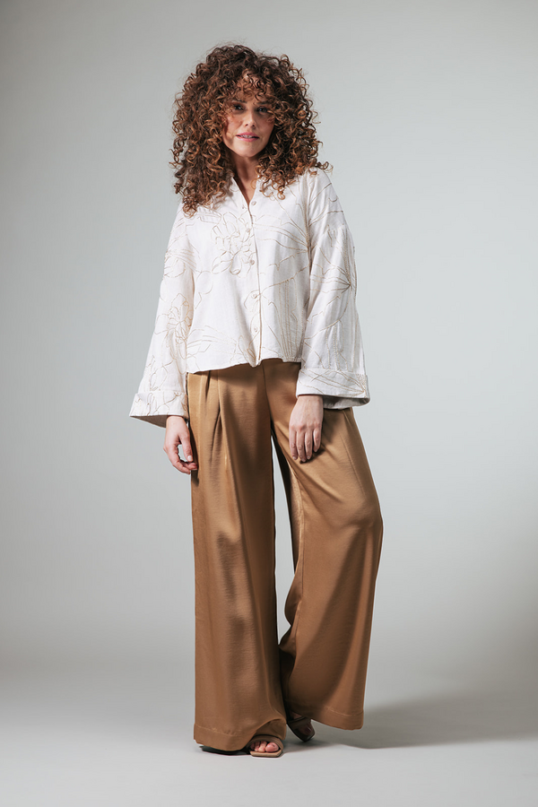 Adela Blouse - Beige