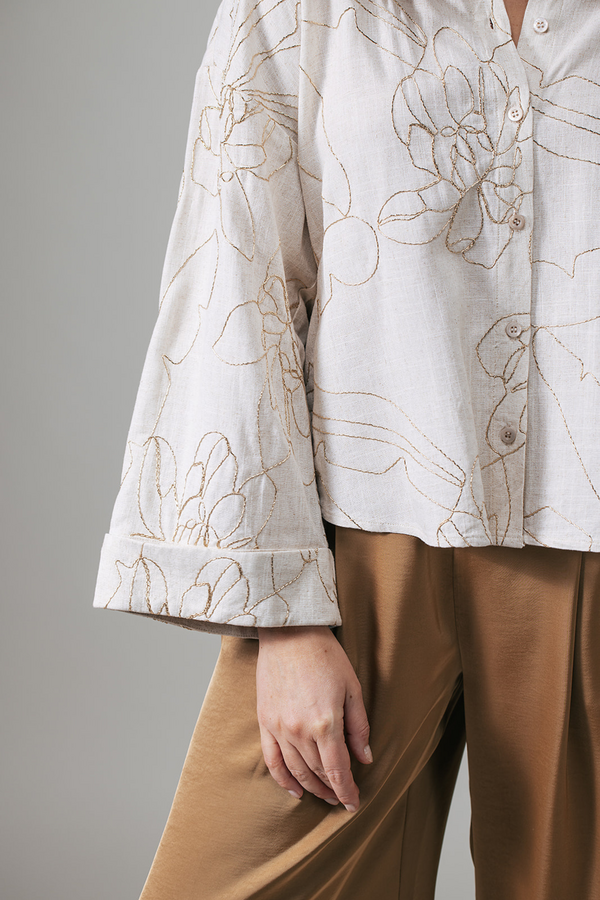 Adela Blouse - Beige
